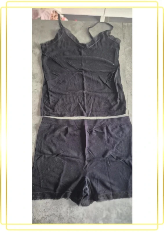 Pyjama short deux pièces femme